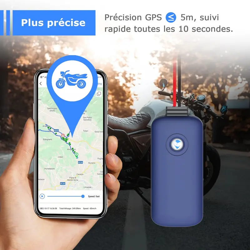 Traceur GPS moto - Simba