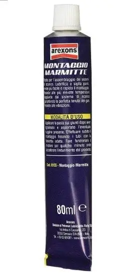 Tube de pâte 80ml d'étanchéité montage échappement Arexons