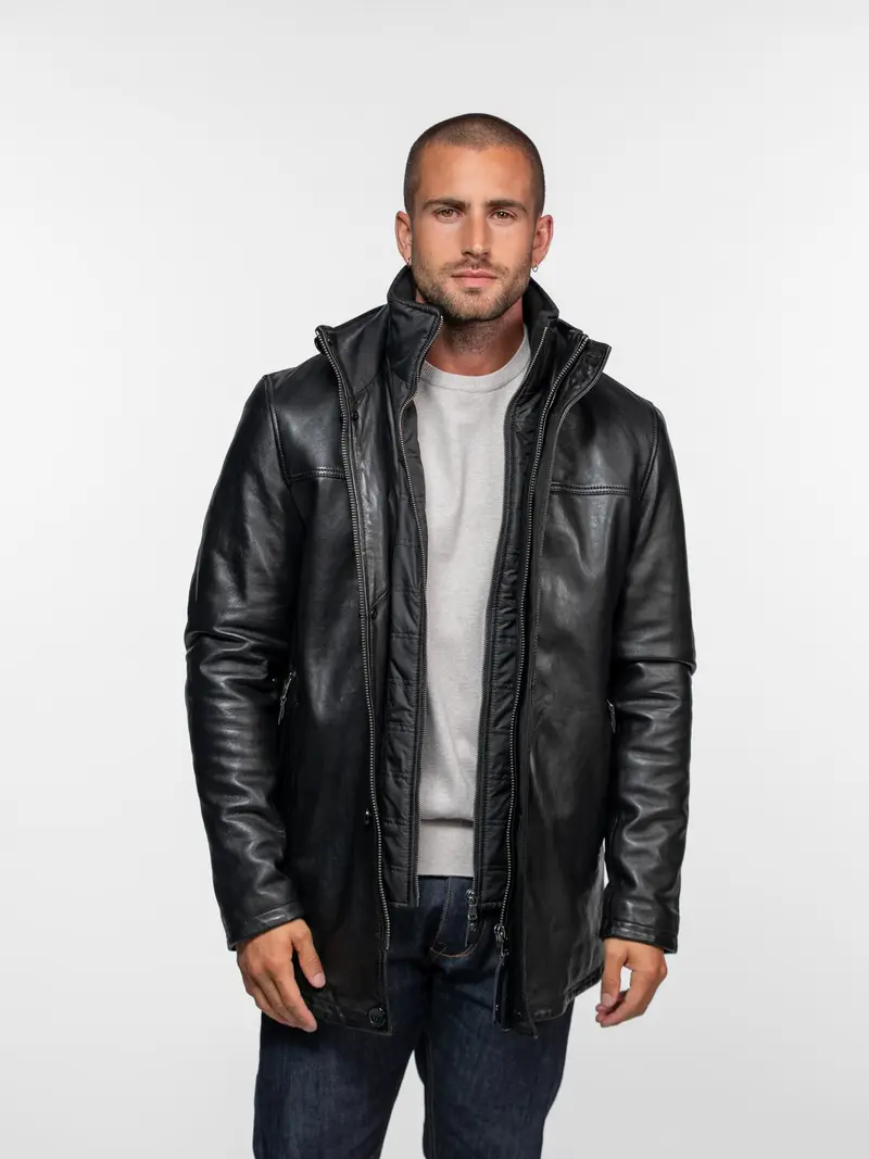 Tyler - Veste cuir homme
