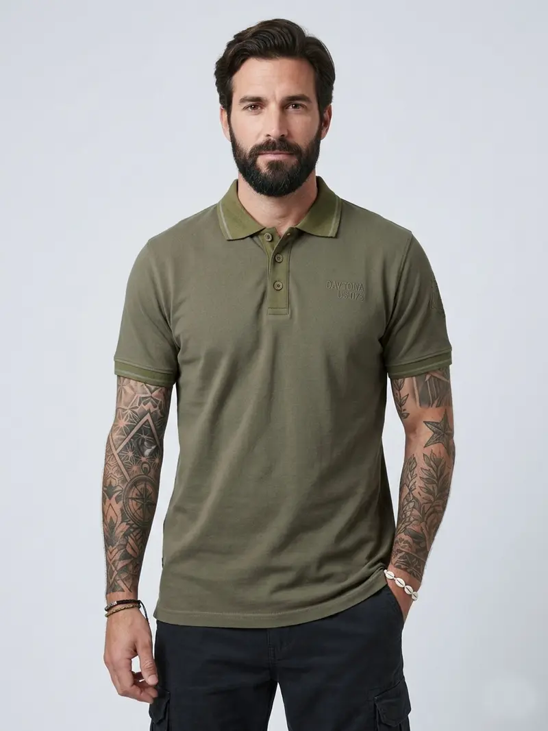 Vance - Polo militaire homme