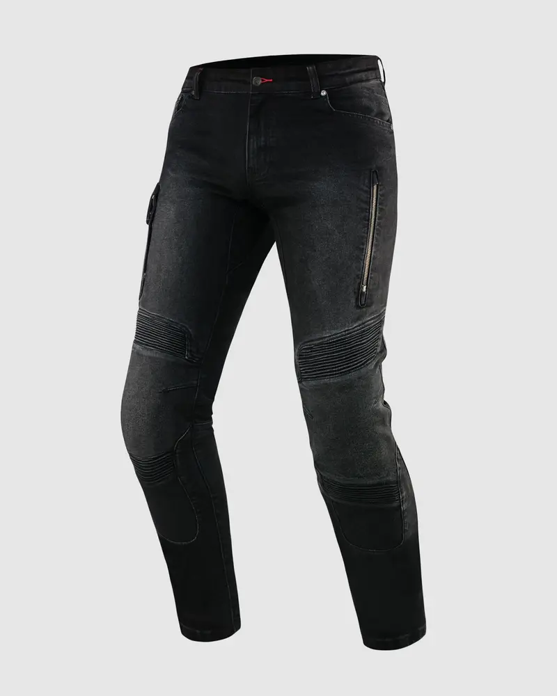 Vandal Jean Moto Noir