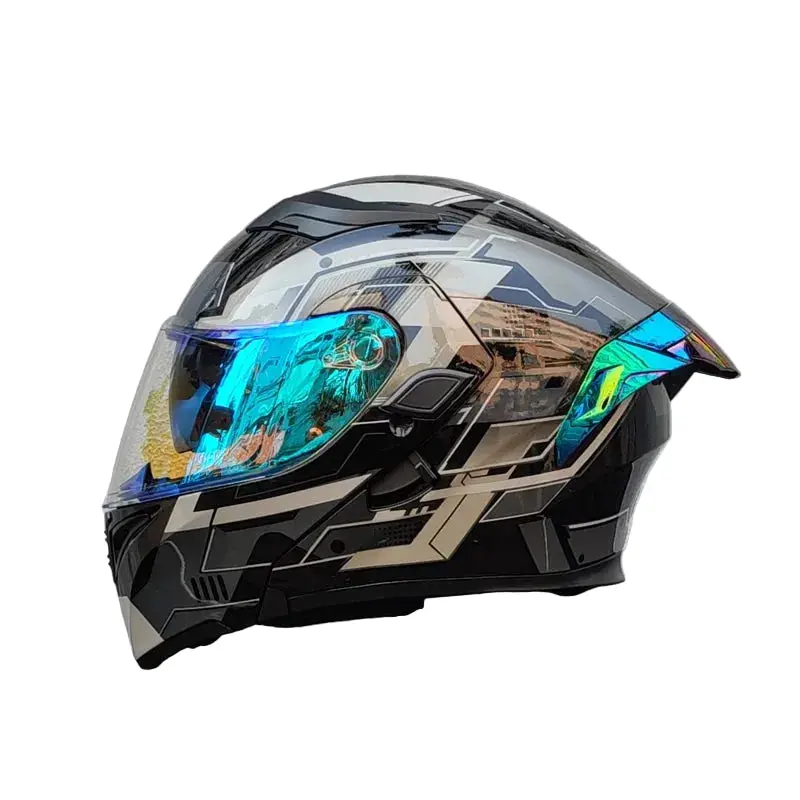 Vector - Casque avec visière multicolore