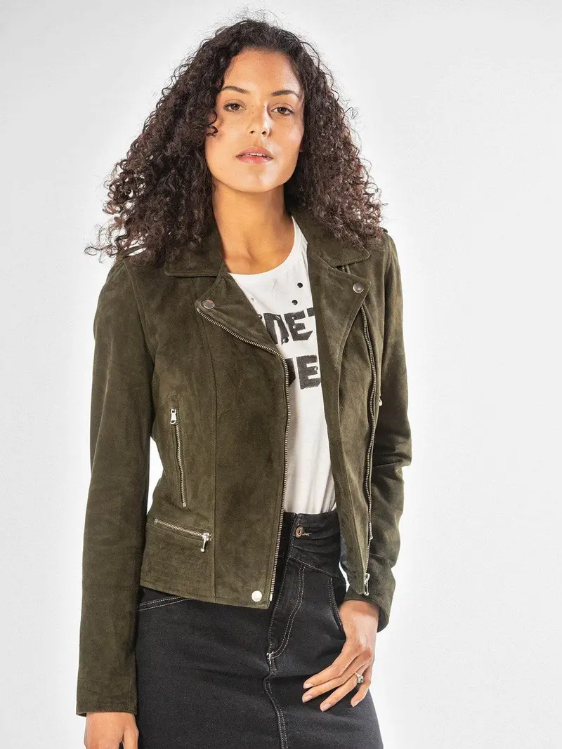 Vela suede - Blouson cuir femme