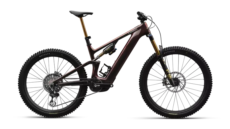 Vélo Specialized Levo Sw Carbon G4 Nb Gloss Red Pearl/Black/Metallic White Silver