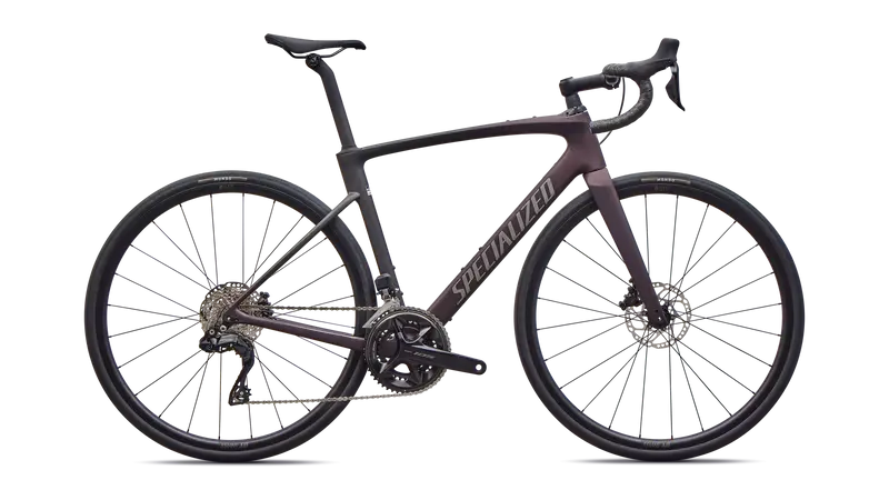 Vélo Specialized Roubaix Comp Di2 Satin Solidity Metallic/Obsidian Metallic Fade/Smoke