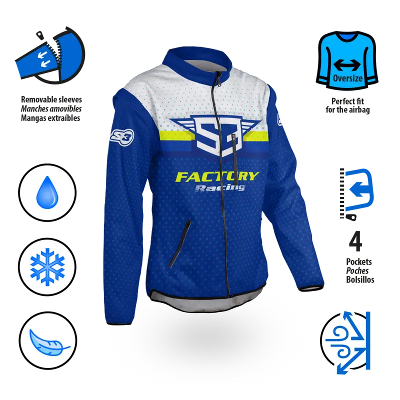 Veste Enduro Gladiator Bleu S3 PARTS